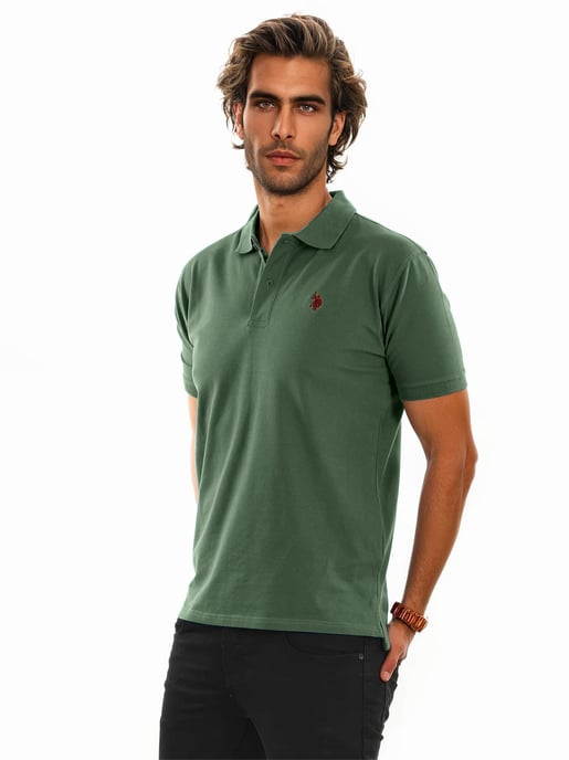 Polo básico de manga corta para hombre U.S. Polo Assn. con tejido elástico - Image 5