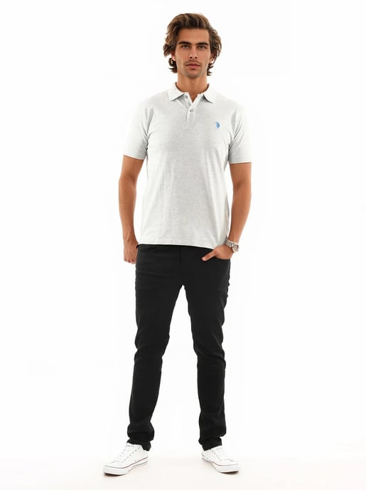 Polo básico de manga corta para hombre U.S. Polo Assn. con tejido elástico - Image 4