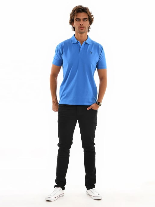 Polo básico de manga corta para hombre U.S. Polo Assn. con tejido elástico - Image 4