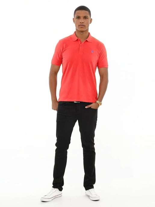 Polo básico de manga corta para hombre U.S. Polo Assn. con tejido elástico - Image 4