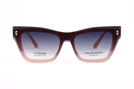 Ana Hickmann Sunglasses Clip AH6565GT H01G 54 - Image 1