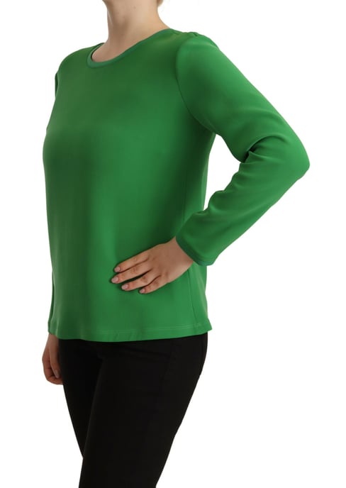 Blusa de manga larga con cuello redondo - Image 2