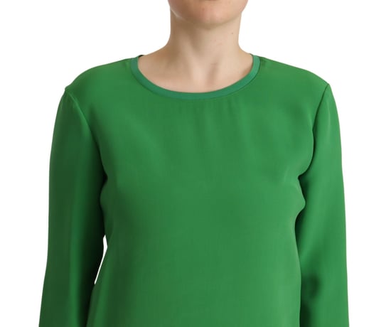 Blusa de manga larga con cuello redondo - Image 4