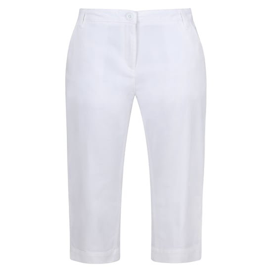 Regatta Womens/Ladies Bayletta Capri Trousers (White) - Image 1