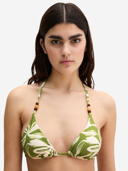 Marc O'Polo Mujeres Top de bikini triangular Abstract Flower - Image 2