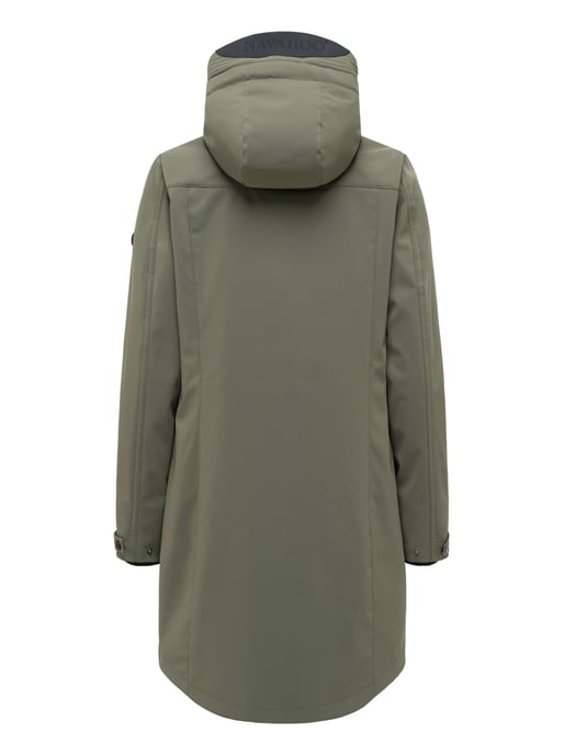Chaqueta softshell de entretiempo para mujer Navahoo Morgennebel con capucha - Image 3