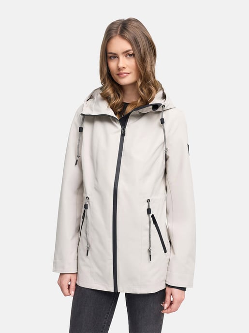 Chaqueta de entretiempo para mujer Navahoo Blumentanz con capucha - Image 5