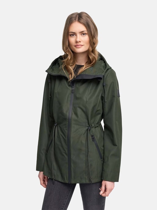 Chaqueta de entretiempo para mujer Navahoo Blumentanz con capucha - Image 5