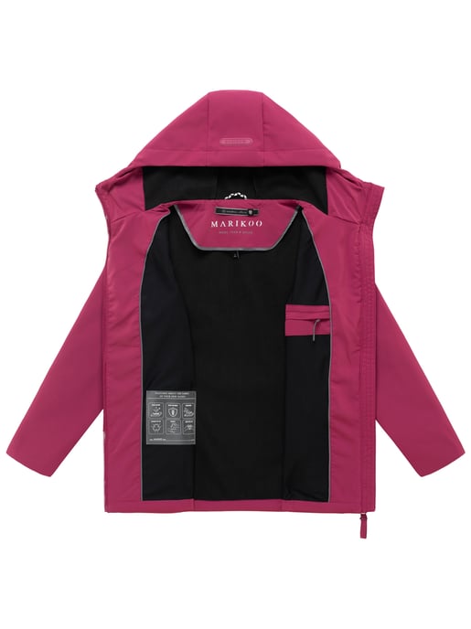 Chaqueta softshell de entretiempo para mujer Marikoo Minaa con capucha - Image 4