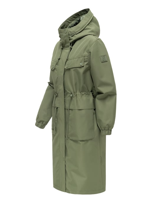 Parka de entretiempo para mujer Navahoo Kirschwind con capucha - Image 3