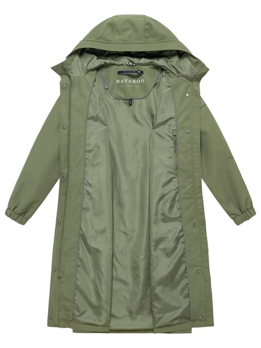 Parka de entretiempo para mujer Navahoo Kirschwind con capucha - Image 5