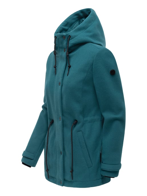 Chaqueta de entretiempo para mujer Navahoo Lächelstern con capucha efecto lana - Image 2