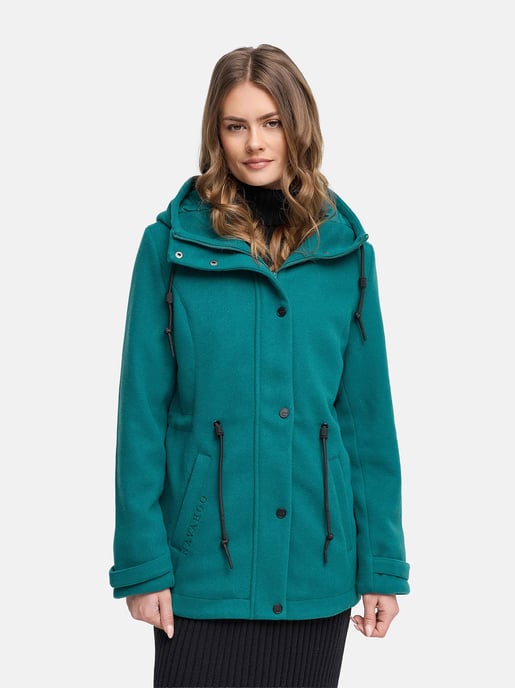 Chaqueta de entretiempo para mujer Navahoo Lächelstern con capucha efecto lana - Image 5