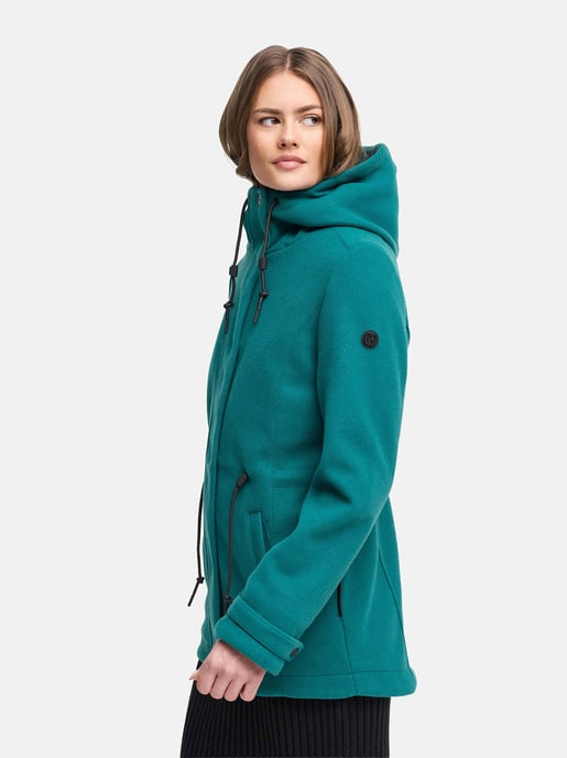 Chaqueta de entretiempo para mujer Navahoo Lächelstern con capucha efecto lana - Image 6