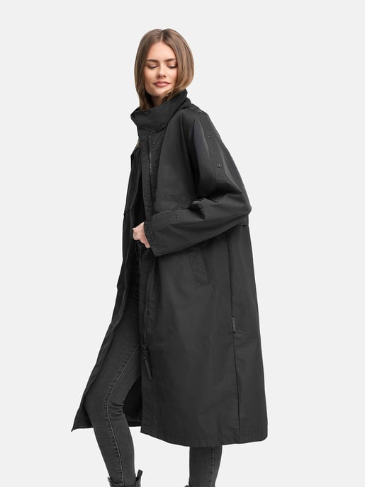 Parka de entretiempo para mujer Navahoo Zenblüte con cuello alto - Image 6