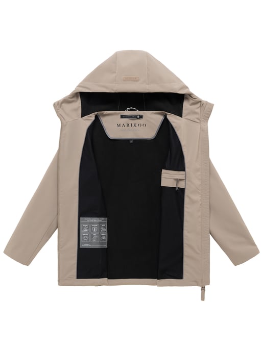 Chaqueta softshell de entretiempo para mujer Marikoo Minaa con capucha - Image 4