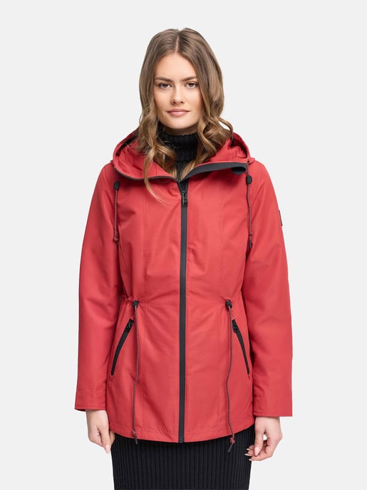 Chaqueta de entretiempo para mujer Navahoo Blumentanz con capucha - Image 5