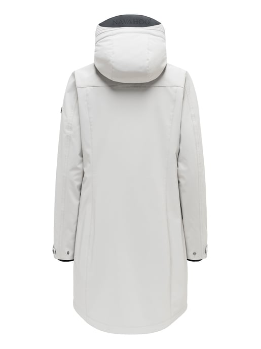 Chaqueta softshell de entretiempo para mujer Navahoo Morgennebel con capucha - Image 3
