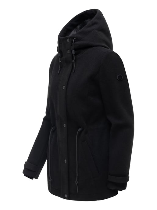 Chaqueta de entretiempo para mujer Navahoo Lächelstern con capucha efecto lana - Image 2