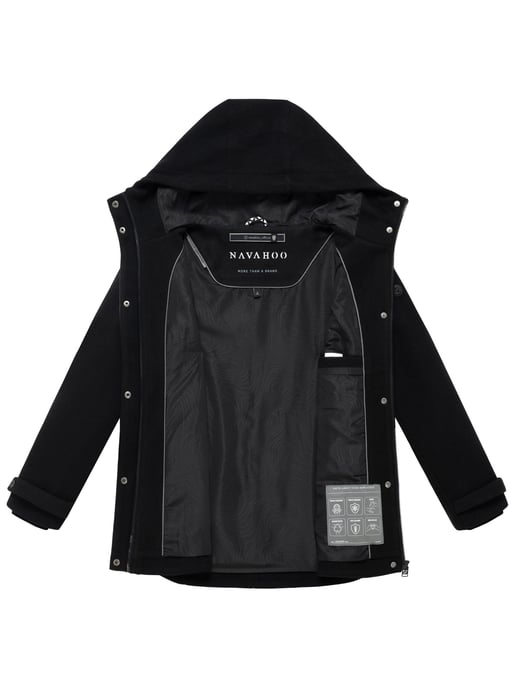 Chaqueta de entretiempo para mujer Navahoo Lächelstern con capucha efecto lana - Image 4
