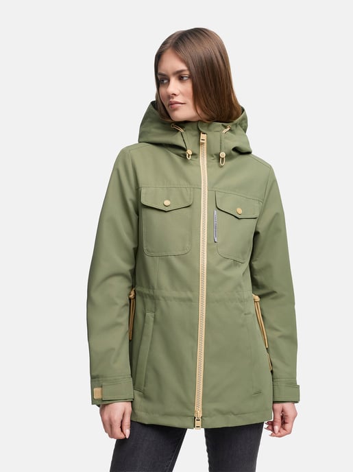 Parka de entretiempo para mujer Marikoo Sohaa con capucha - Image 5