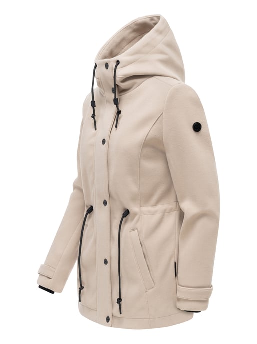 Chaqueta de entretiempo para mujer Navahoo Lächelstern con capucha efecto lana - Image 2