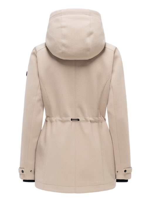 Chaqueta de entretiempo para mujer Navahoo Lächelstern con capucha efecto lana - Image 3