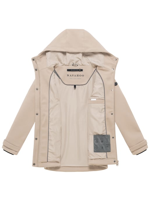 Chaqueta de entretiempo para mujer Navahoo Lächelstern con capucha efecto lana - Image 4