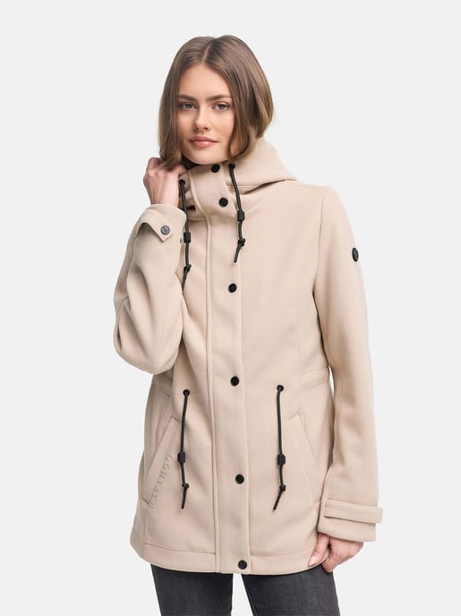 Chaqueta de entretiempo para mujer Navahoo Lächelstern con capucha efecto lana - Image 5