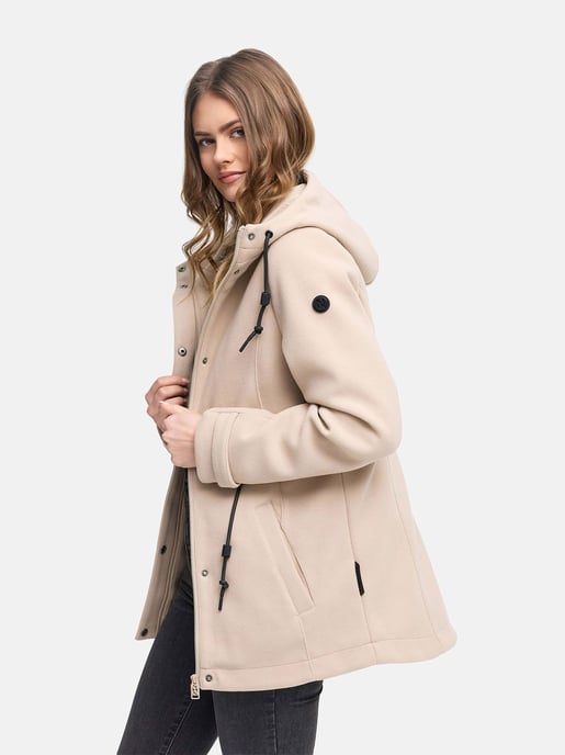 Chaqueta de entretiempo para mujer Navahoo Lächelstern con capucha efecto lana - Image 6
