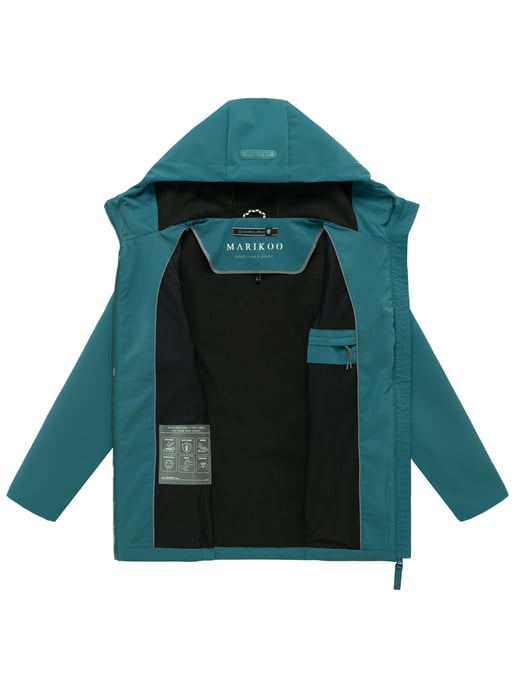 Chaqueta softshell de entretiempo para mujer Marikoo Minaa con capucha - Image 4