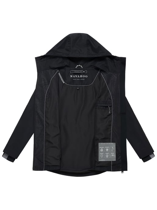 Chaqueta de entretiempo para mujer Navahoo Blumentanz con capucha - Image 4