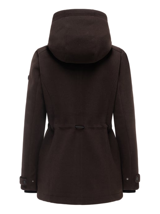 Chaqueta de entretiempo para mujer Navahoo Lächelstern con capucha efecto lana - Image 3