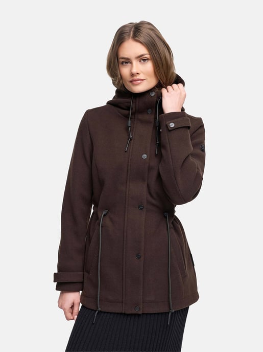 Chaqueta de entretiempo para mujer Navahoo Lächelstern con capucha efecto lana - Image 5