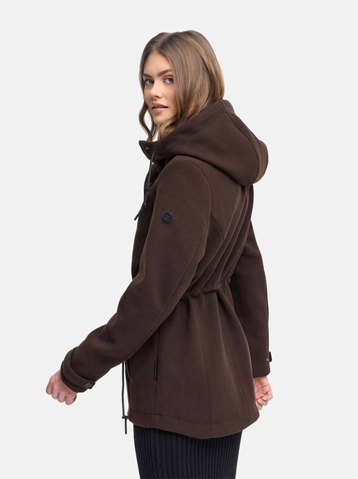 Chaqueta de entretiempo para mujer Navahoo Lächelstern con capucha efecto lana - Image 6