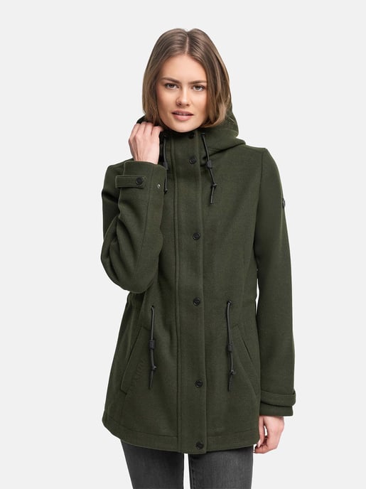 Chaqueta de entretiempo para mujer Navahoo Lächelstern con capucha efecto lana - Image 5