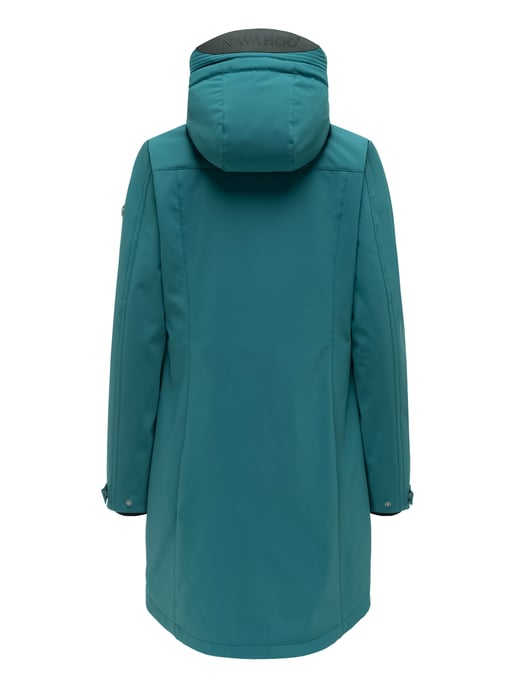 Chaqueta softshell de entretiempo para mujer Navahoo Morgennebel con capucha - Image 3