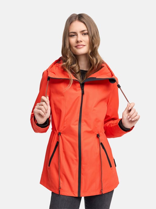 Chaqueta de entretiempo para mujer Navahoo Blumentanz con capucha - Image 5