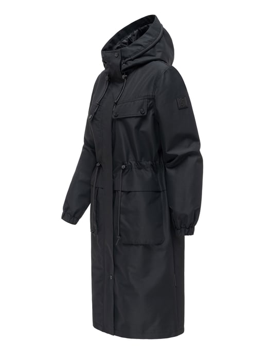 Parka de entretiempo para mujer Navahoo Kirschwind con capucha - Image 3