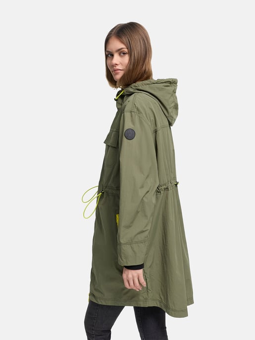 Abrigo de entretiempo para mujer Marikoo Trüffelbonbon con capucha - Image 6