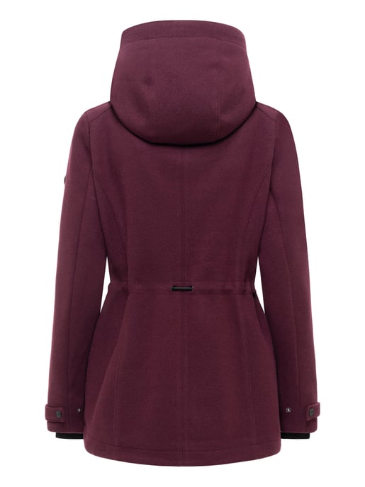Chaqueta de entretiempo para mujer Navahoo Lächelstern con capucha efecto lana - Image 3