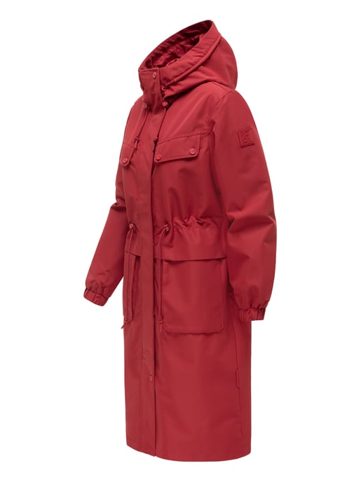 Parka de entretiempo para mujer Navahoo Kirschwind con capucha - Image 3