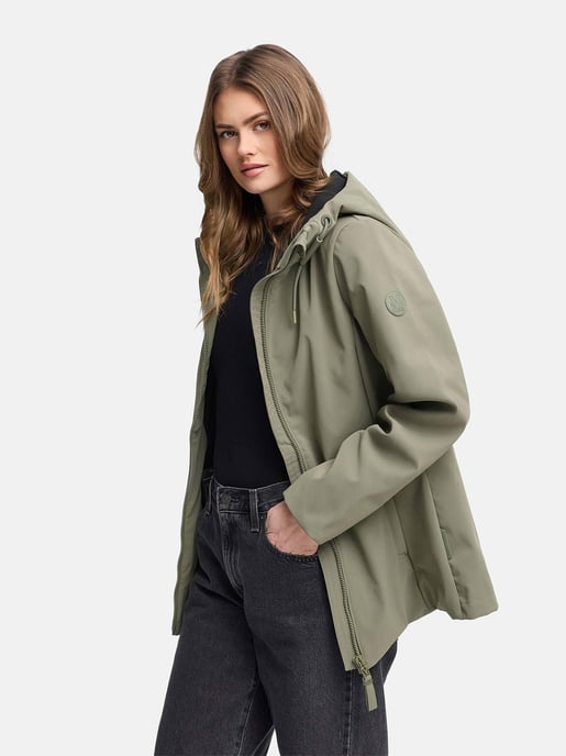 Chaqueta softshell de entretiempo para mujer Marikoo Minaa con capucha - Image 6