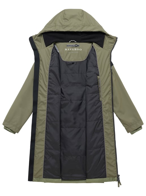 Parka de entretiempo para mujer Navahoo Edelumhang con capucha - Image 5