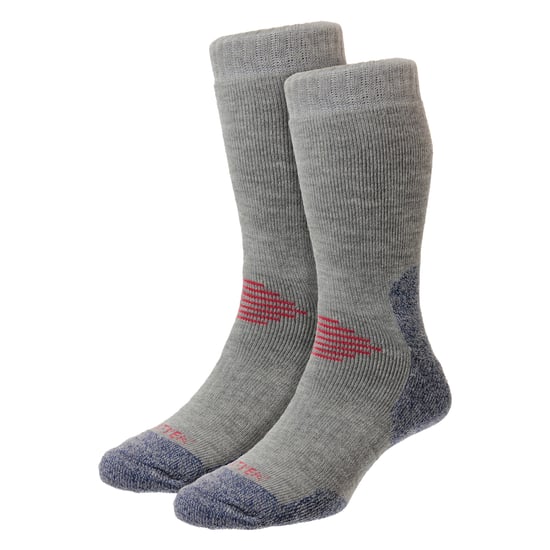 Calcetines de senderismo para hombre antiampollas de lana de doble capa con suela acolchada - Image 1