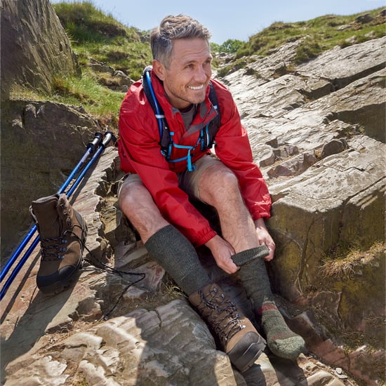 Calcetines Largos de Montaña para Hombre Comfort Top | Calcetines de Lana Totalmente Acolchados para Caminar - Image 3