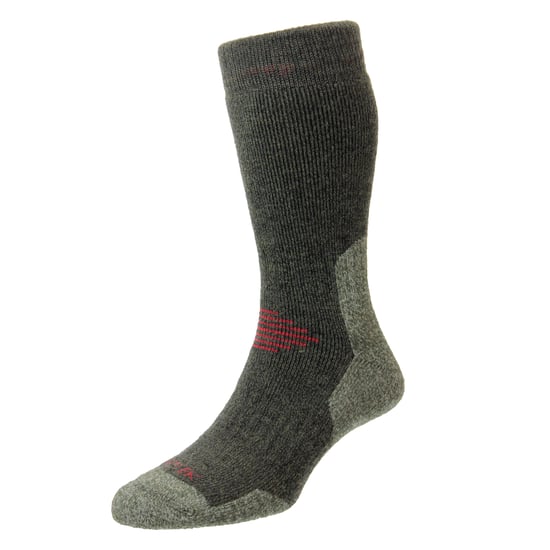 Calcetines de senderismo para hombre de lana, completamente acolchados, de peso pesado con soporte para el arco. - Image 2
