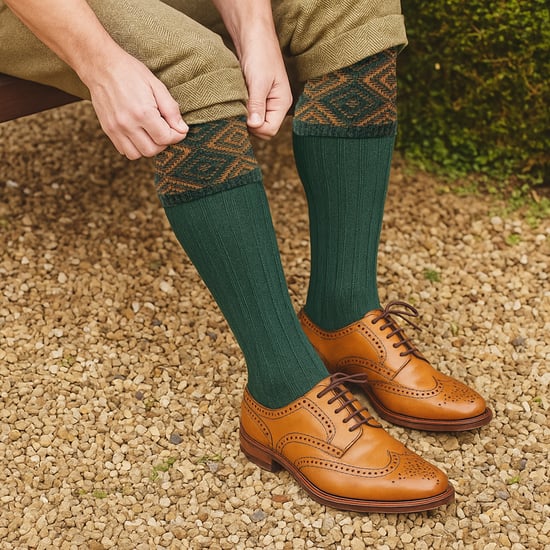 Calcetines de lana largos para hombre, cálidos, ideales para caminar y cazar en el campo. - Image 4
