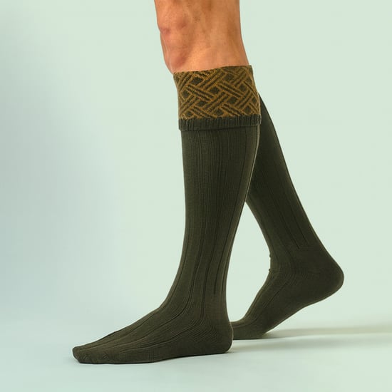 Calcetines de Merino para Hombre para Tiro Cálidos con Patrón Jacquard Campestre - Image 3
