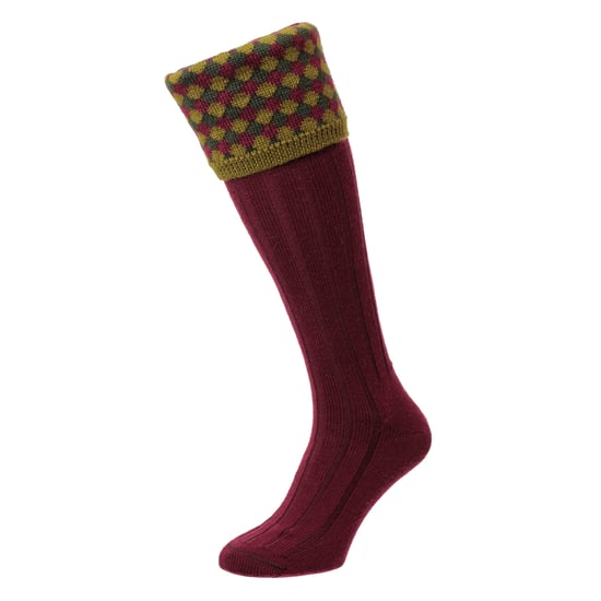 Calcetines de Merino para Hombre con Patrón de Diamantes Cálidos - Image 2